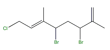 3,5-Dibromo-8-chloro-2,6-dimethyl-1,6-octadiene
